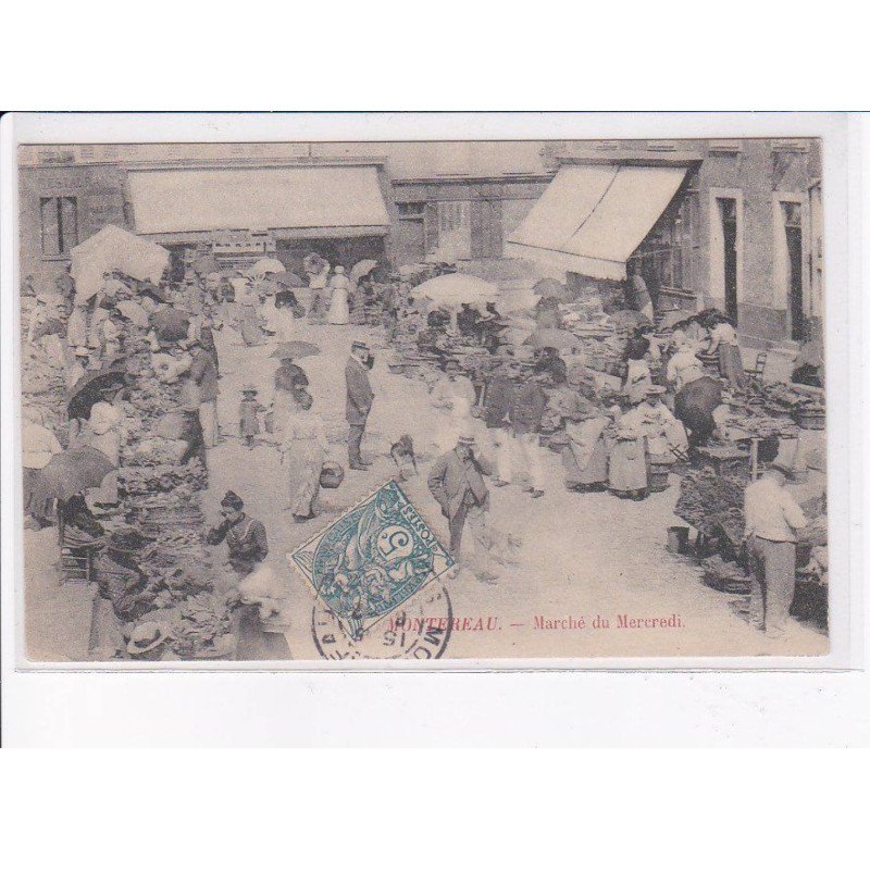 MONTEREAU: marché du mercredi - très bon état