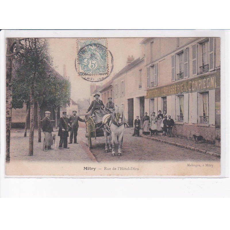 MITRY: rue de l'hôtel-dieu, brasserie - très bon état