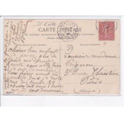 SOUPPES: les tailleurs de pierre, le chantier de la gare - état