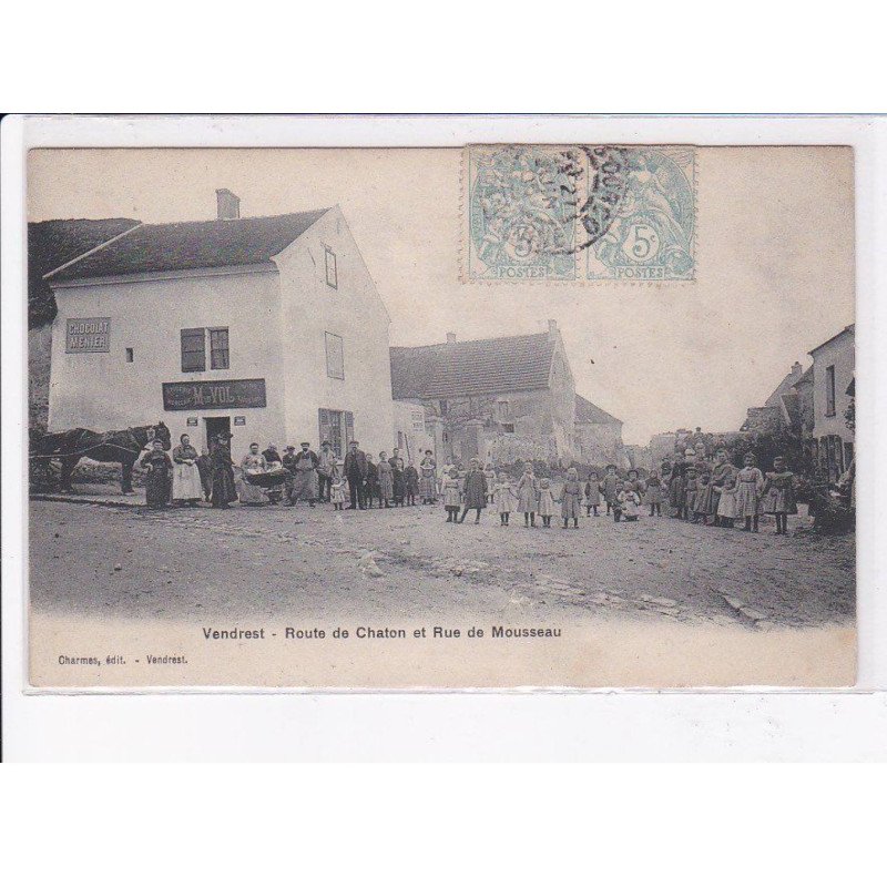 VENDREST: route de chaton et rue de mousseau - état