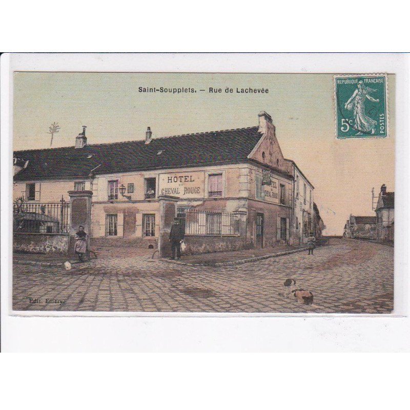 SAINT-SOUPPLETS: rue de lachevée - très bon état