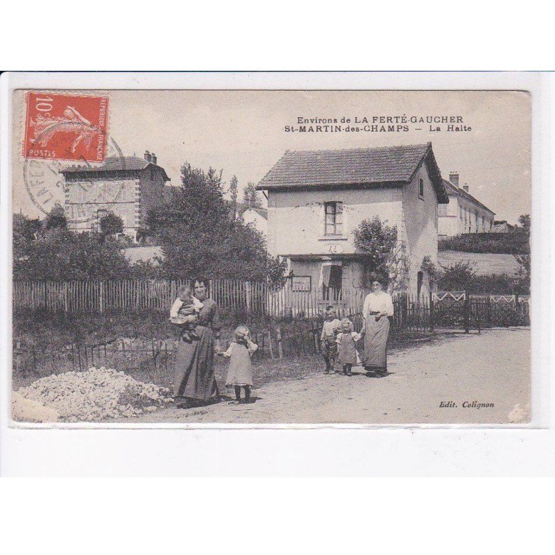 SAINT-MARTIN-des-CHAMPS: la halte - état
