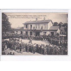 NANGIS: inauguration du monument du capitaine aviateur cammine, présentation des sociétés - très bon état