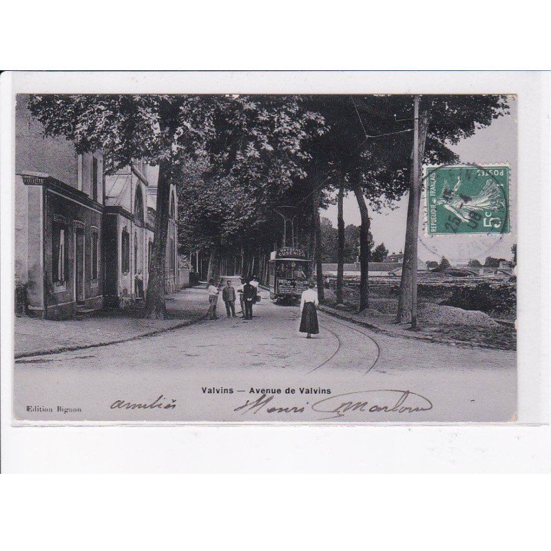 VALVINS: avenue de valvins, tramway - très bon état