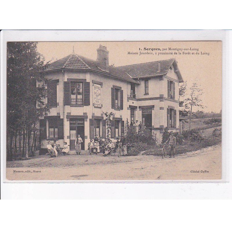 SORQUES: maison jourdain, à proximité de la forêt et du loing - très bon état