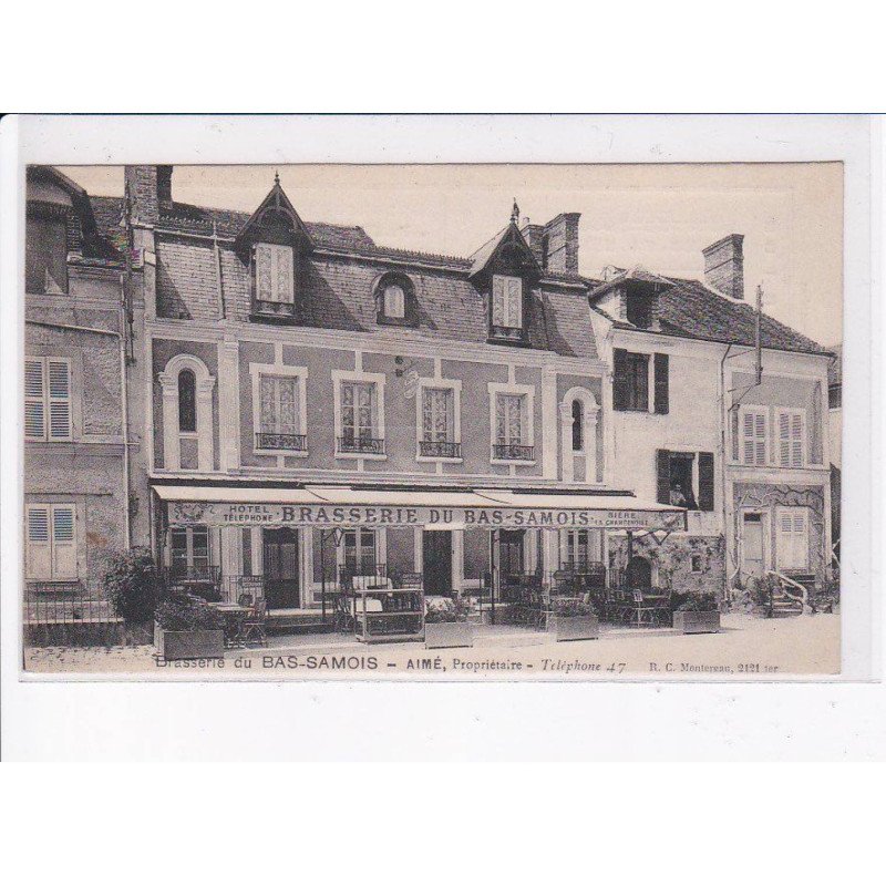 SEINE et MARNE: brasserie du bas-samois - très bon état