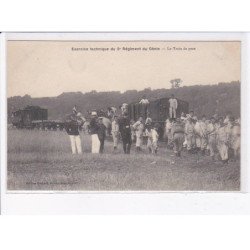 SEINE ET MARNE: exercice technique du 5e régiment du génie, le train de pose - très bon état