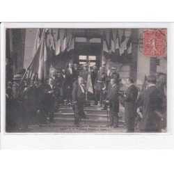 CHATOU: remise du drapeau aux jardiniers par M. Etienne ministre de la guerre, fête des vétérans - très bon état