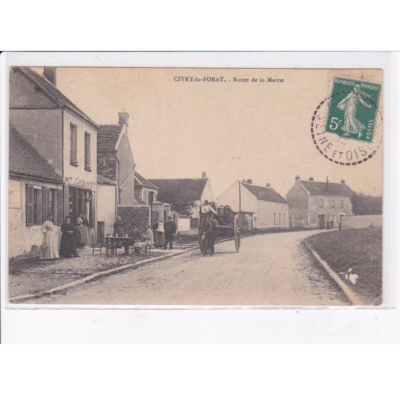 CIVRY-la-FORÊT: route de la mairie