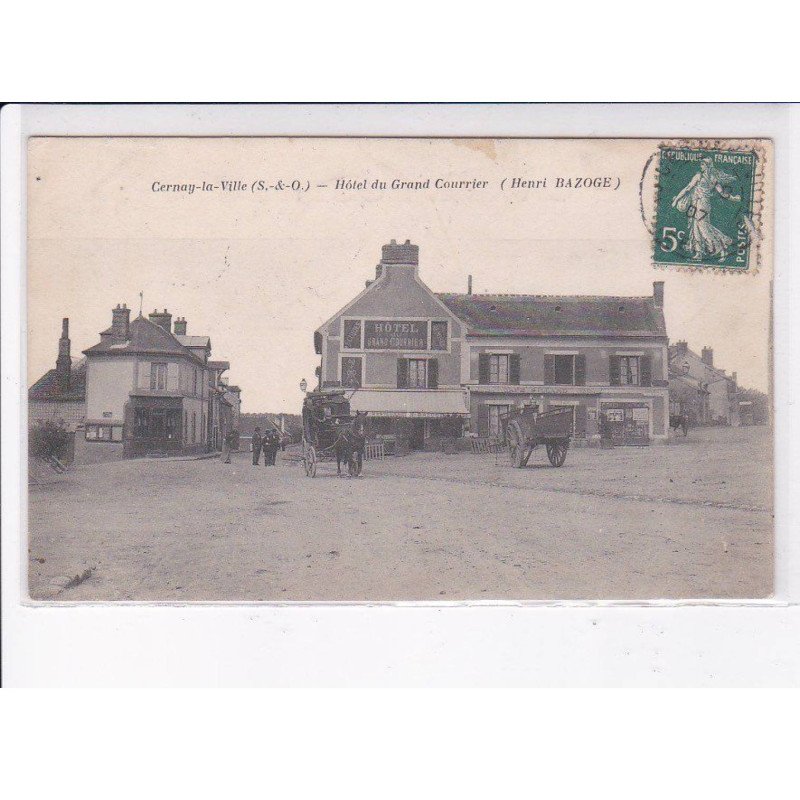 CERNAY-la-VILLE: hôtel du grand courrier, henri bazoge - état