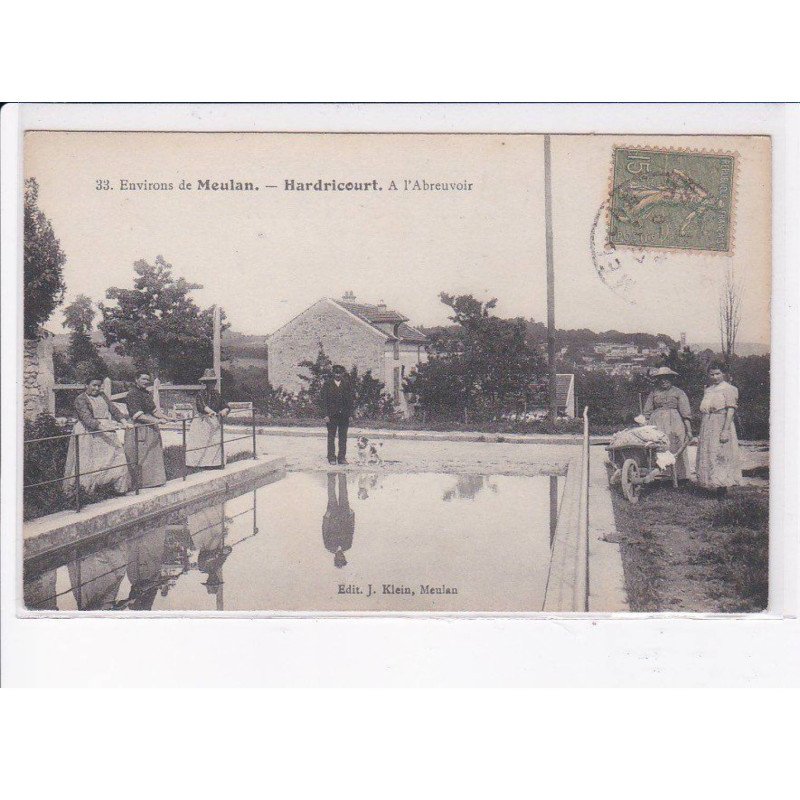 HARDRICOURT: a l'abreuvoir - très bon état