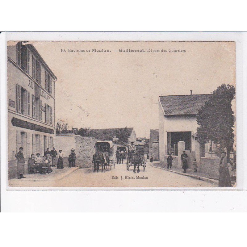 GAILLONNET: départ des courriers - état