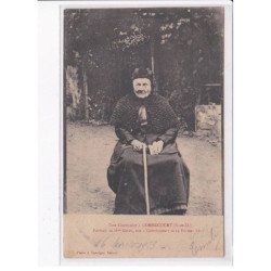 GOMMECOURT: une centenaire, portrait de Mme. Colin née à gommecourt 1815 - très bon état