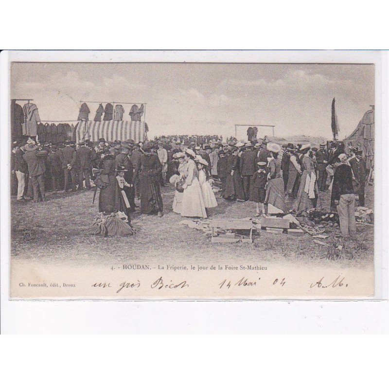 HOUDAN: la friperie, le jour de la foire saint-mathieu - très bon état