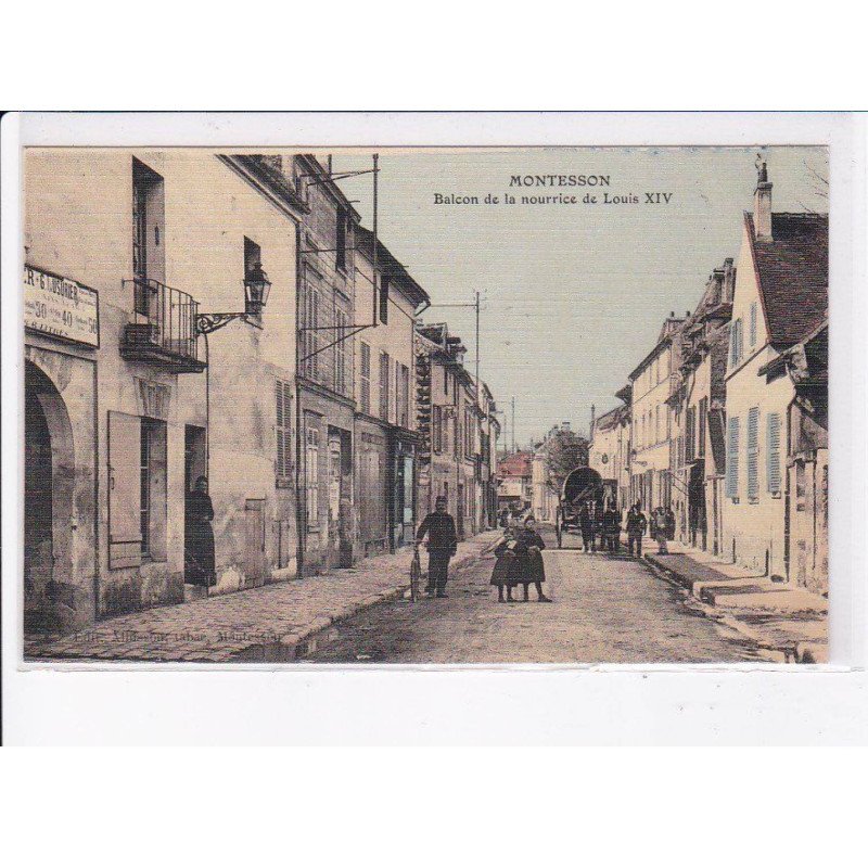 MONTESSON: balcon de la nourrice de louis XIV - très bon état