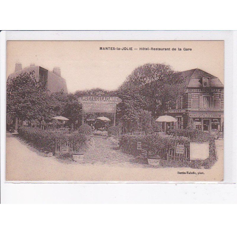 MANTES-la-JOLIE: hôtel-restaurant de la gare - très bon état