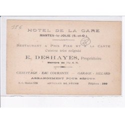 MANTES-la-JOLIE: hôtel-restaurant de la gare - très bon état