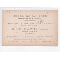 MANTES-la-JOLIE: hôtel-restaurant de la gare - très bon état