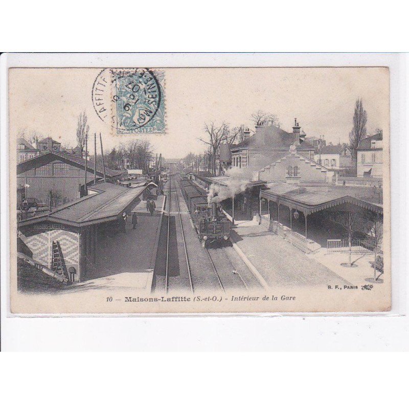 MAISON-LAFITTE: intérieur de la gare - très bon état