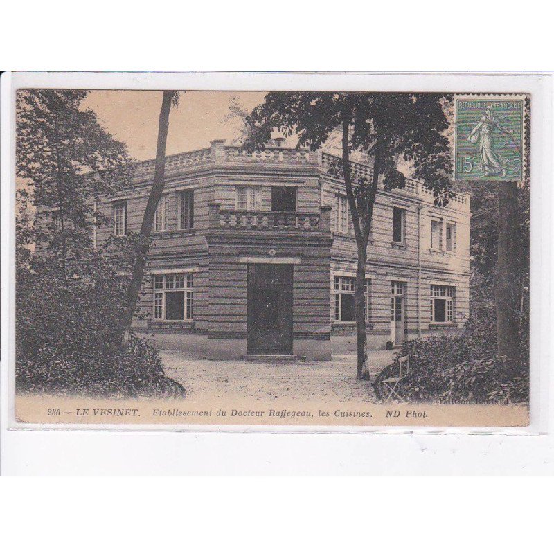 LE VESINET: établissement du docteur raffegeau, les cuisines - très bon état