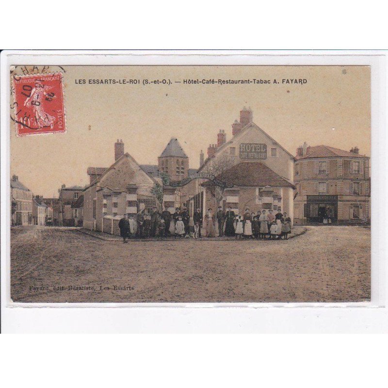 LES ESSARTS-le-ROI: hôtel-café-restaurant-tabac A. Fayard - très bon état