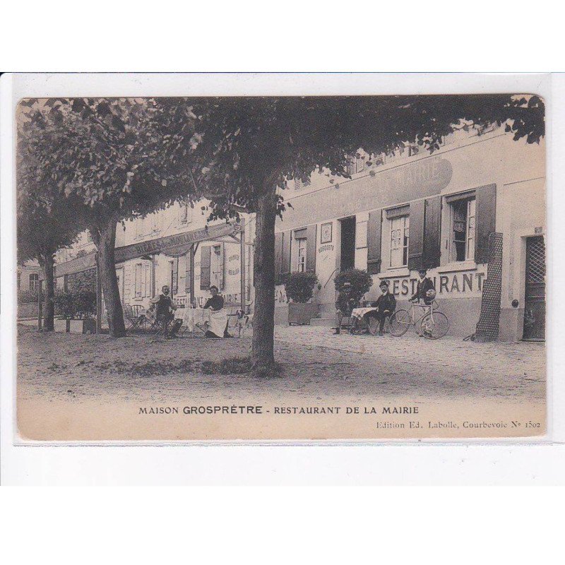 MARLY LE ROI: maison grosprètre, restaurant de la mairie - état