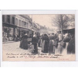 MANTES: place de la république, le marché - très bon état