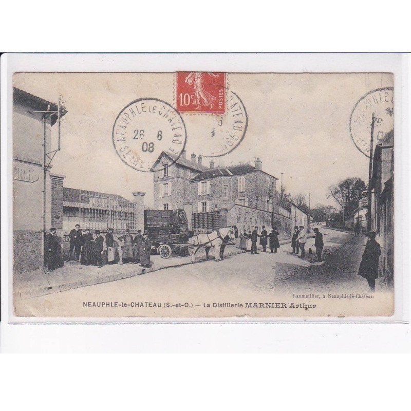 NEAUPHLE-le-CHATEAU: la distillerie marnier arthur - très bon état