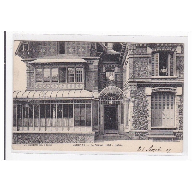 GOURNAY : le nouvel hotel, entrée - très bon état