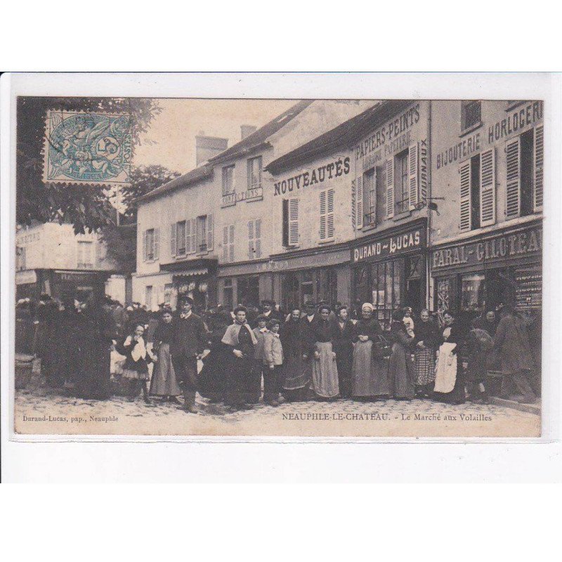 NEAUPHLE-le-CHATEAU: le marché aux volailles - très bon état
