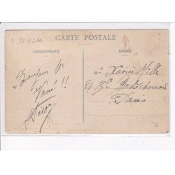 PORCHEVILLE: l'école communale, la sortie des enfants - état