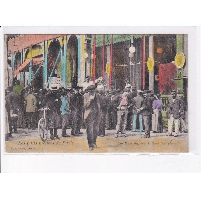 PARIS: Atget, les p'tits métiers de paris, nos fêtes foraines battant leur plein - très bon état