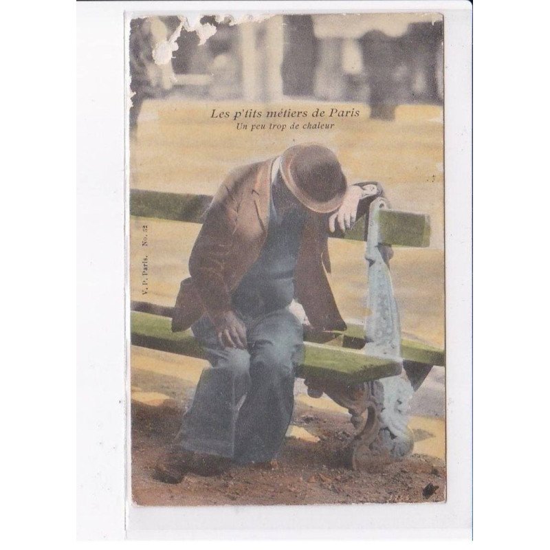 PARIS: Atget, les p'tits métiers de paris, un peu trop de chaleur - très bon état