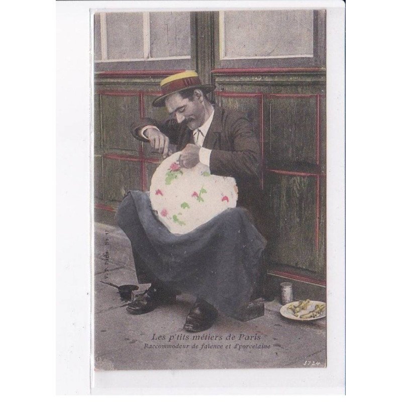 PARIS: Atget, les p'tits métiers de paris, raccommodeur de faïence et d'porcelaine - très bon état