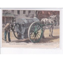 PARIS: Atget, les p'tits métiers de paris, l'asphalte parisien, chauffage du bitume - état