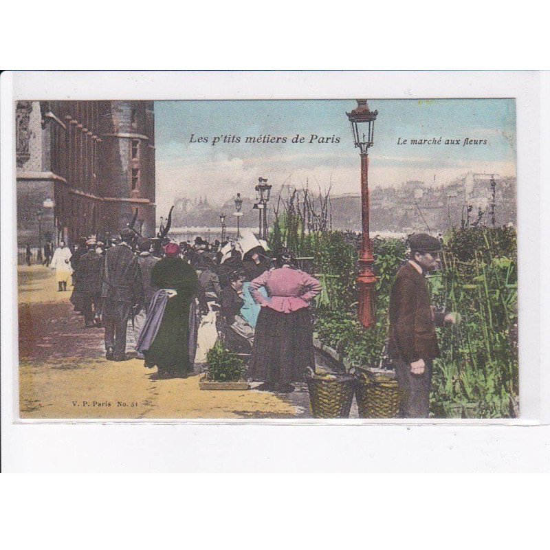 PARIS: Atget, les p'tits métiers de paris, le marché aux fleurs - très bon état