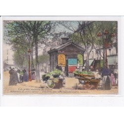 PARIS: Atget, les p'tits métiers de paris, marchands de quatre-saisons pois verts haricots tendre - très bon état