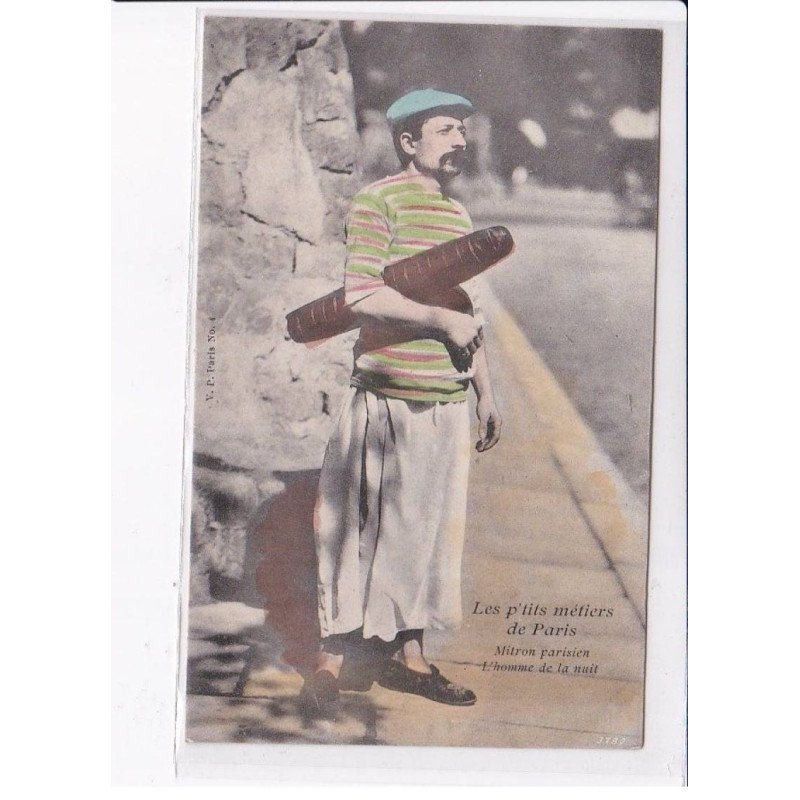 PARIS: Atget, les p'tits métiers de paris, mitron parisien, l'homme de la nuit - très bon état