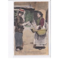 PARIS: Atget, les p'tits métiers de paris, marchandes au panier, hareng qui glace, hareng nouveau - très bon état