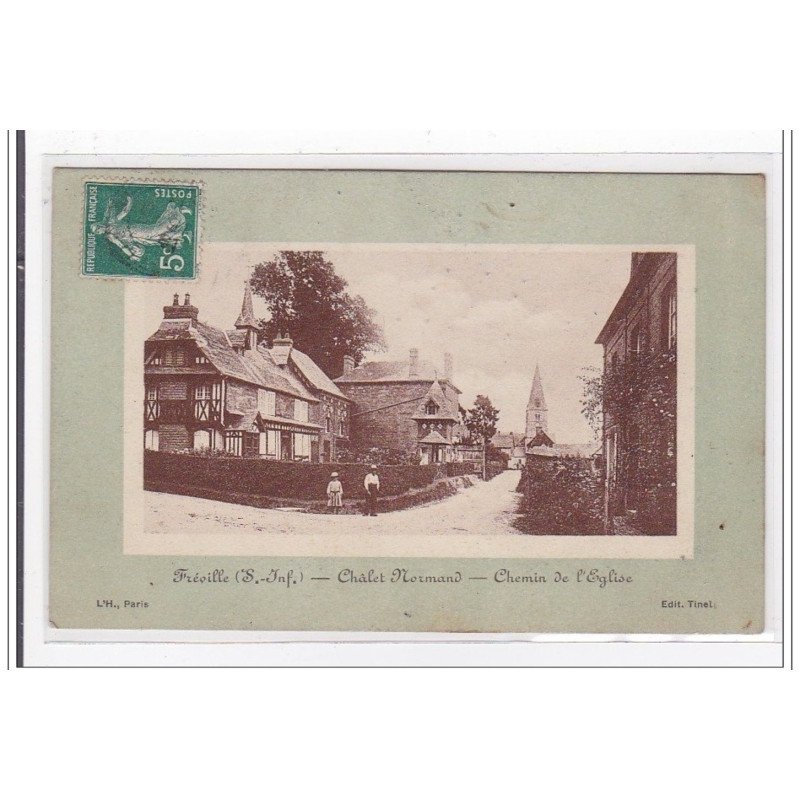 FREVILLE : chalet normand, chemin de l'eglise - tres bon etat FREVILLE : chalet normand, chemin de l'eglise - tres bon etat