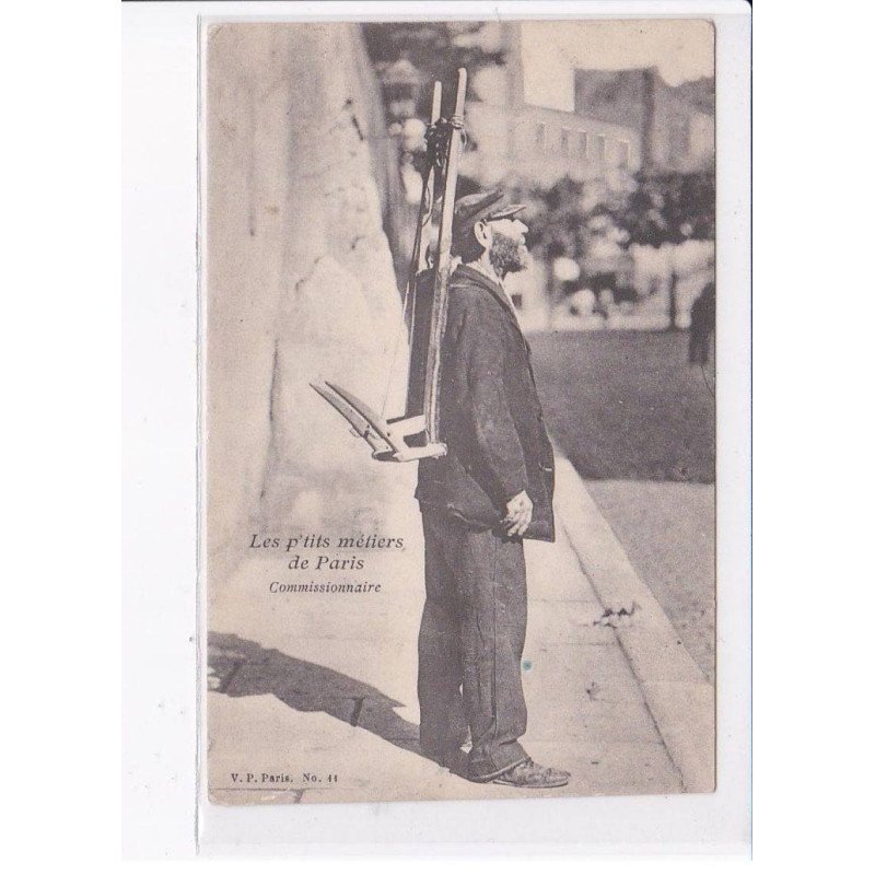 PARIS: Atget, les p'tits métiers de paris, commissionnaire - très obn état