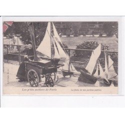 PARIS: Atget, les p'tits métiers de paris, la flotte de nos jardins publics, jardin du luxembourg - très bon état