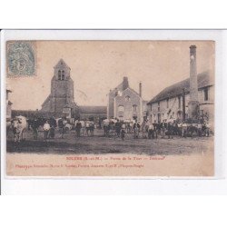 SOLERS: ferme de la tour, intérieur - état