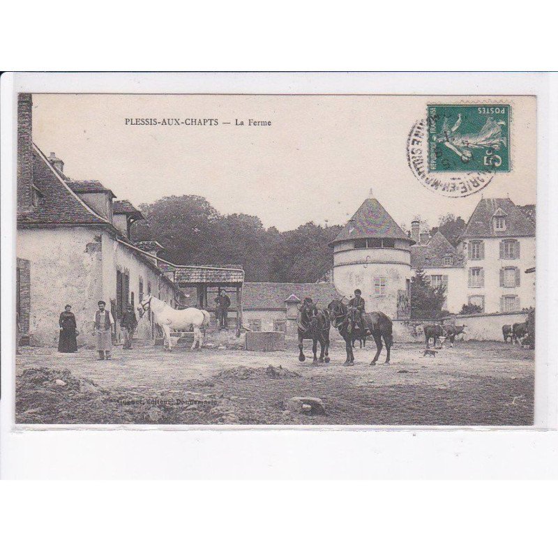 PLESSIS-aux-CHAPTS: la ferme - très bon état