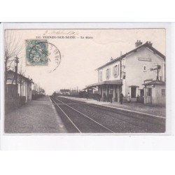VERNOU-sur-SEINE: la gare - état
