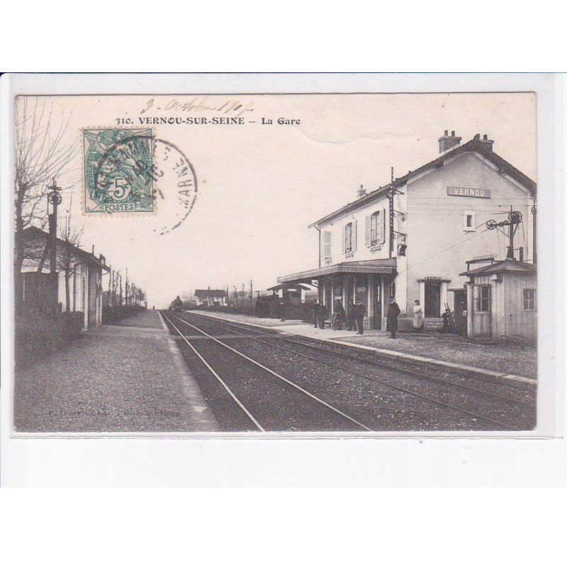 VERNOU-sur-SEINE: la gare - état