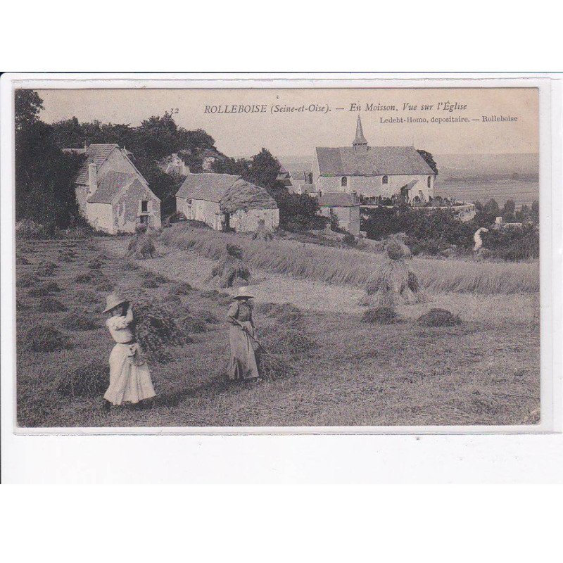 ROLLEBOISE: en maison, vue sur l'église - état