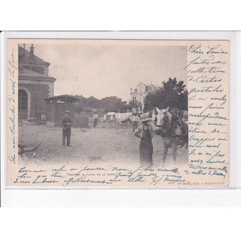 TRAPPES: place de la gare - très bon état