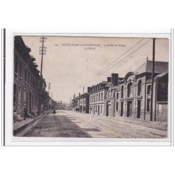 NOTRE-DAME-de-BONDEVILLE : la route de dieppe, la mairie - tres bon etat