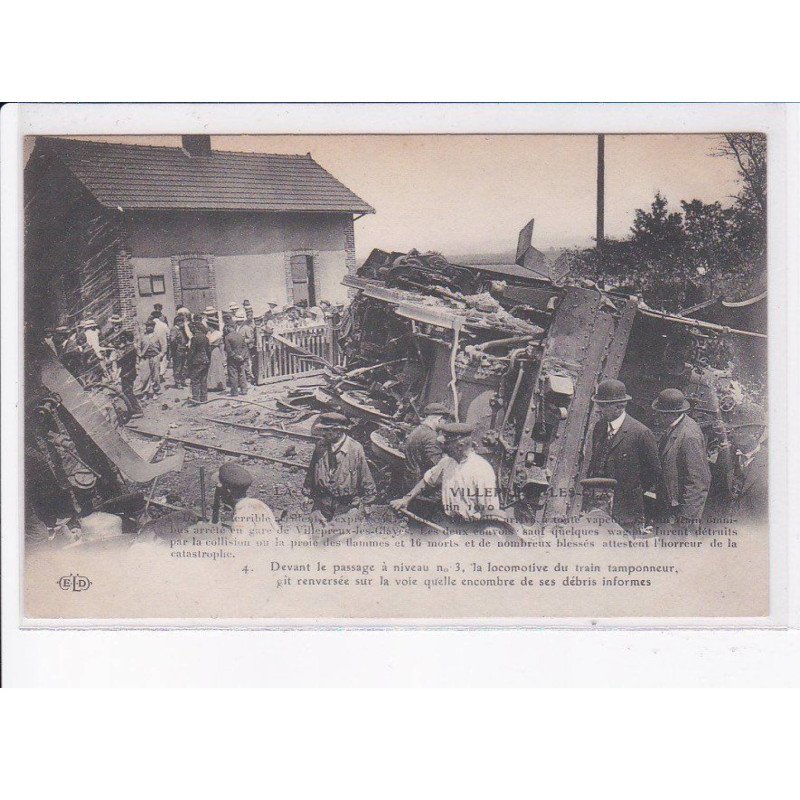 VILLEPREUX-les-CLAYE: accident de train - très bon état